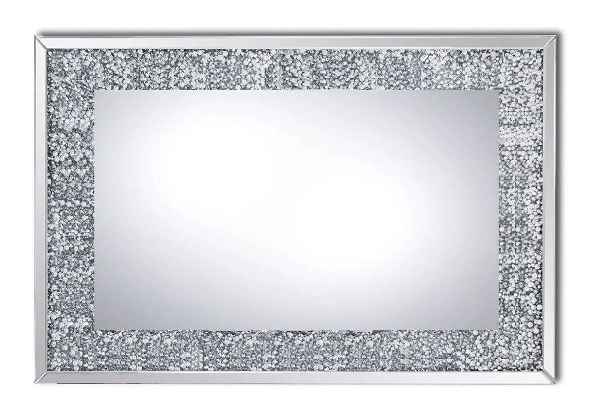 Miroir mural design led diamant contemporain | Solen