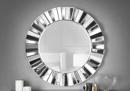 Miroir mural rond design élégant pour intérieur | Valo