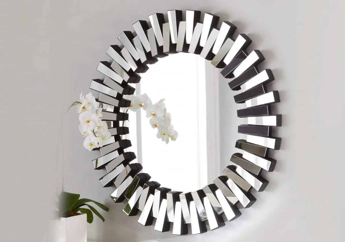 Miroir mural rond design élégant d'intérieur | Zalys