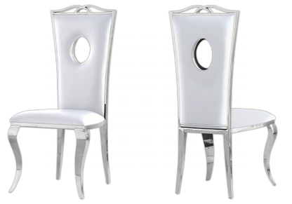 Salle à manger complète marbre noir et argent | Halo