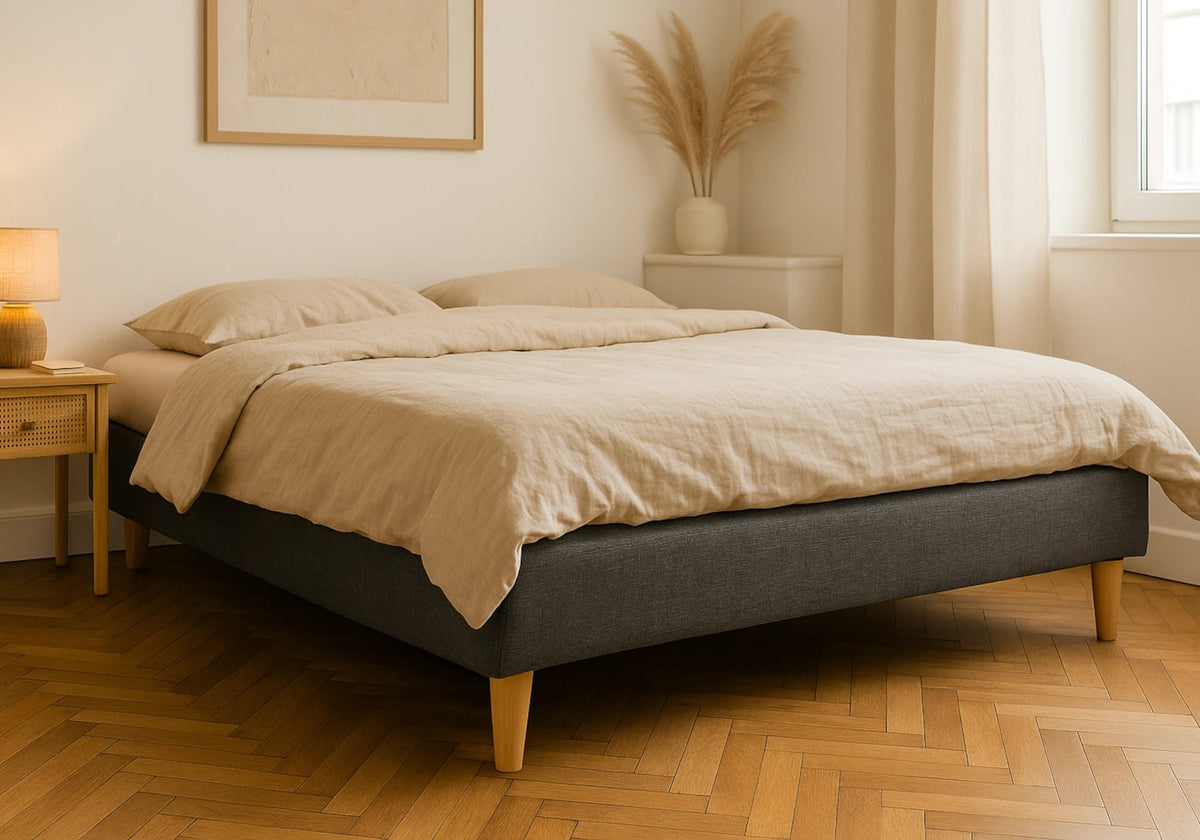 Jeu de 4 pieds de sommier coniques bois 16 cm | Kalyx