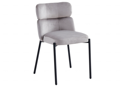 Table ovale marbre blanc et 4 chaises noires | Zelix