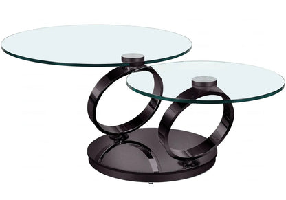 Table basse articulée verre trempé de salon | Kynix