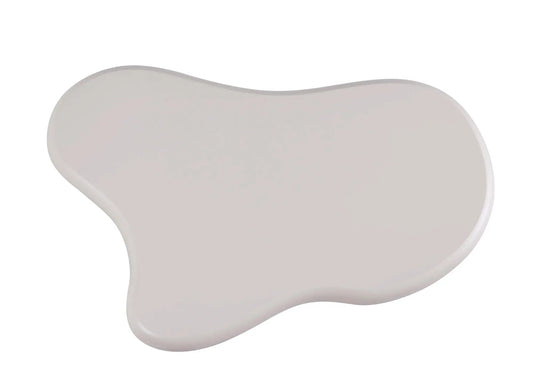 Table basse design blanche 120 cm pour le salon | Zylo