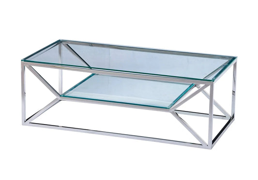 Table basse design verre moderne pour salon | Orivo