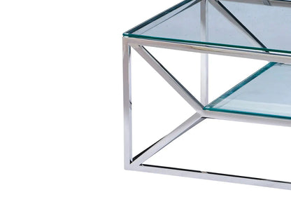Table basse design verre moderne pour salon | Orivo