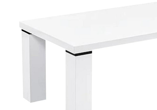 Table basse laquée blanche pour salon moderne | Veda