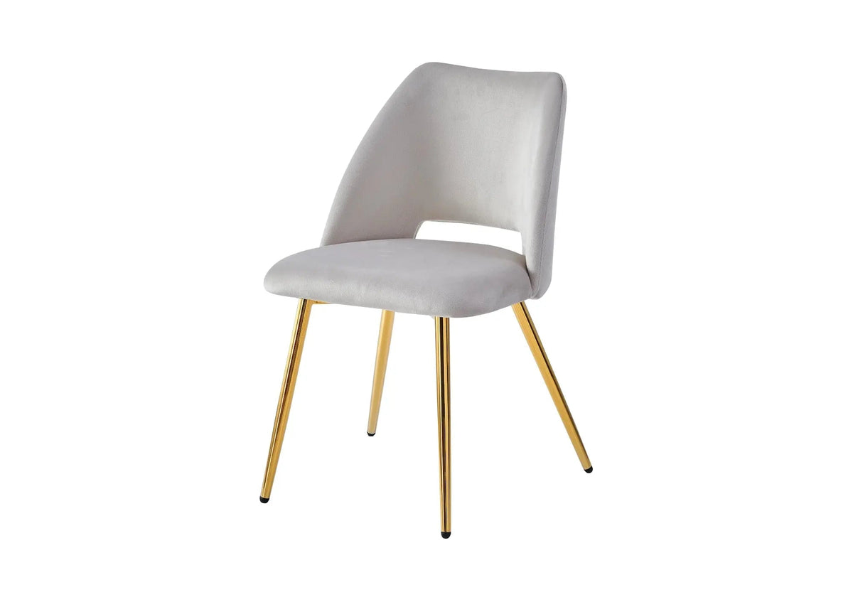 Ensemble table ovale effet travertin et 4 chaises | Vexta