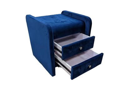 Table de chevet en bleu pour la chambre | Lido