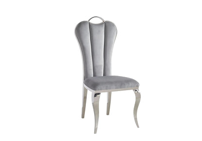 Ensemble table céramique marbre blanc et 4 chaises | Veyra