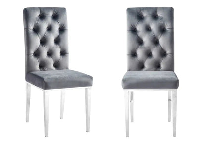 Ensemble table ronde et chaises marbre blanc | Zelix