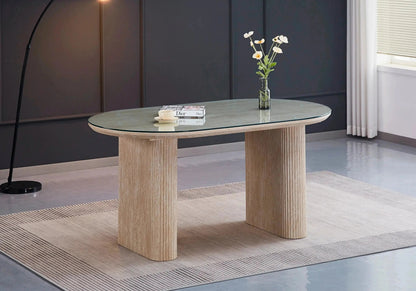 Ensemble table et chaises salle à manger écru | Vexta