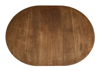 Table repas extensible en chêne et pied noir | Vylos