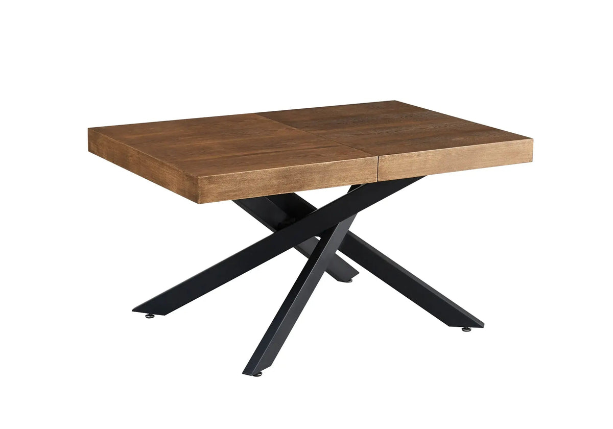 Table extensible chêne noir pour salle à manger | Varek