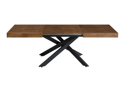 Table extensible chêne noir pour salle à manger | Varek