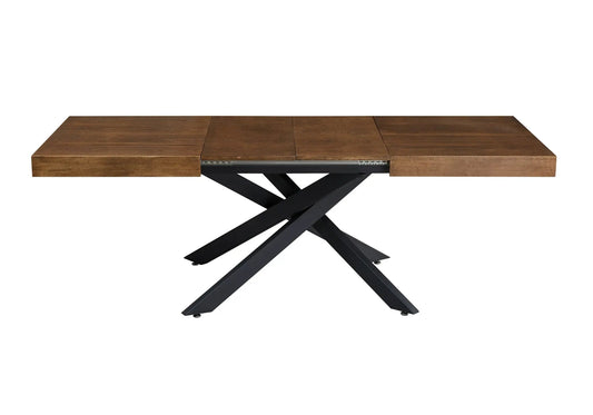 Table extensible chêne noir pour salle à manger | Varek