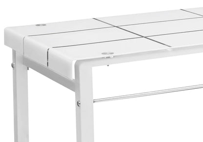 Ensemble table à manger et 6 chaises blanches | Lyra
