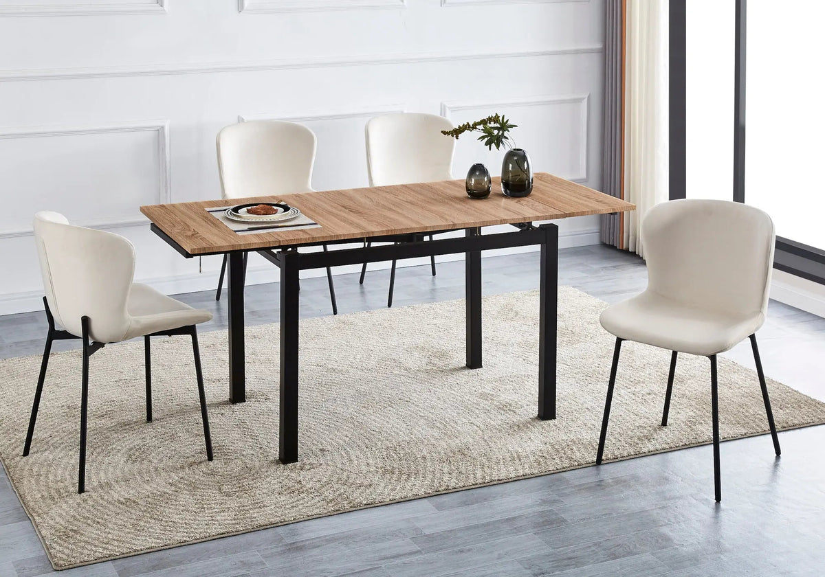 Table à manger extensible en chêne 4 à 10 personnes | Orso