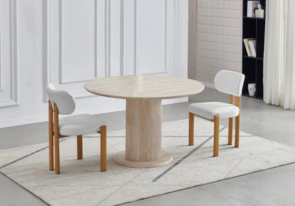 Lot de 4 chaises de salle à manger bouclées et bois | Zorix
