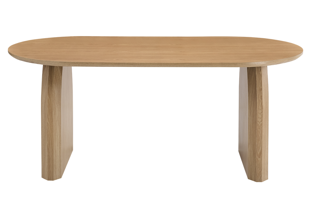 Ensemble table à manger ovale chêne et 4 chaises | Vexo