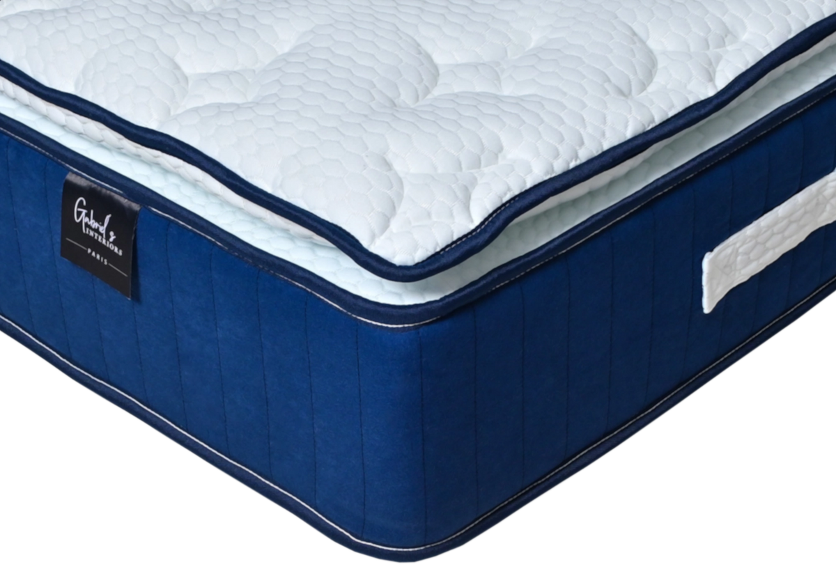 Matelas hybride ressorts avec surmatelas 32 cm | Nelio