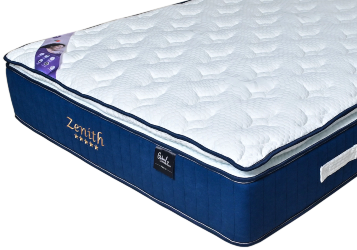 Matelas hybride ressorts avec surmatelas 32 cm | Nelio
