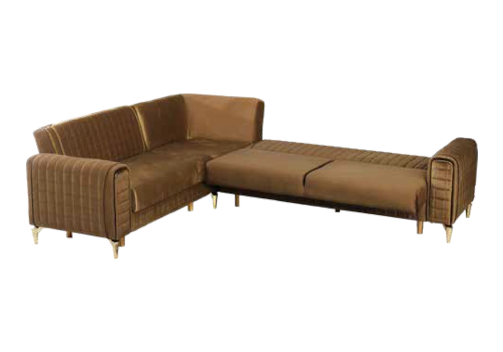 canapé d’angle velours camel convertible coffre – atlas.4