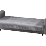 canapé velours gris convertible avec coffre zara.5