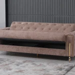 canapé velours moka convertible coffre – prag.5