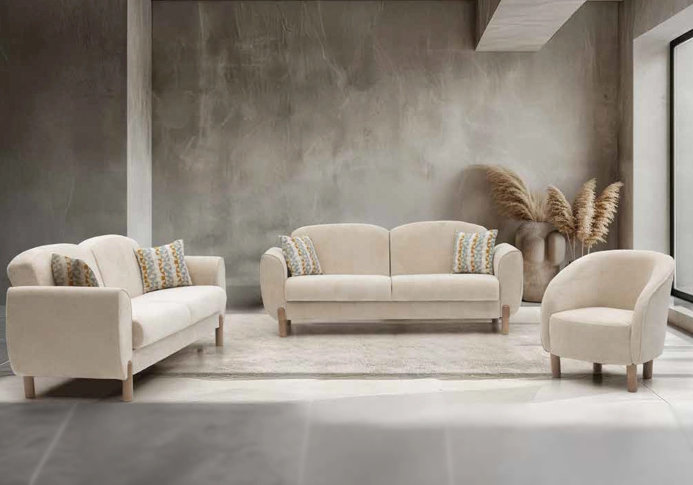 ensemble canapés 3+2+1 beige avec lit et coffre – bohem.1